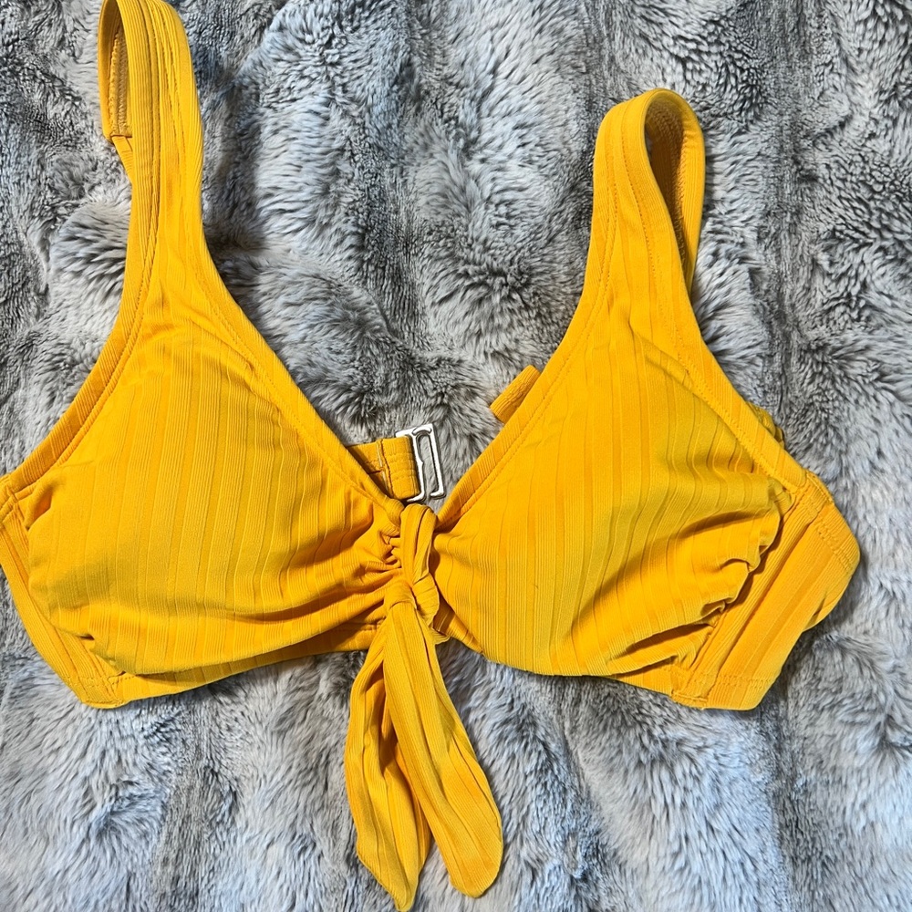 Xhilaration Yellow Bikini Top